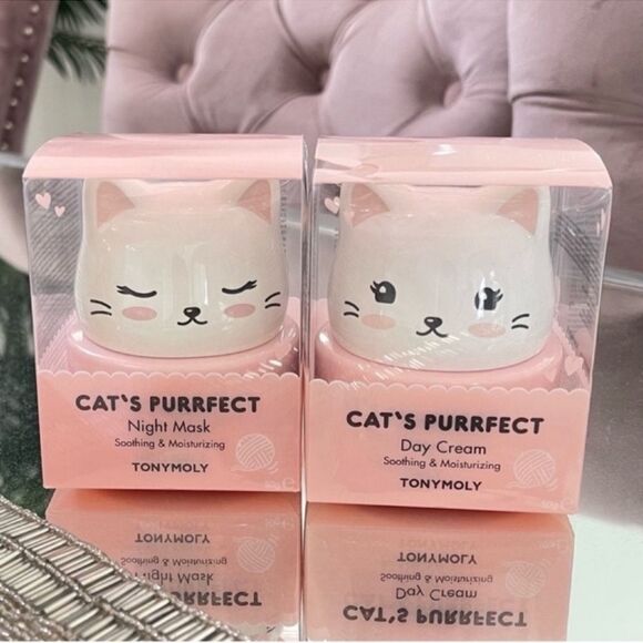 New Set of CAT'S PURRFECT NIGHT AND DAY MASK - Picture 7 of 8